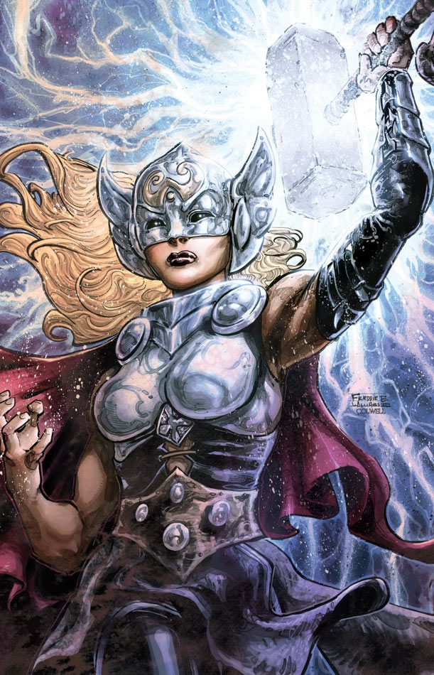 Jane Foster Thor Colorful Sketchbook Comic
