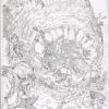 Kamandi/TMNT<br>Pitch Art<br>Issue 18 Cover Homage<br>Pencil Study<br>11x17