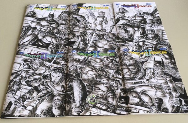 BATMAN/TMNT V2<br>FEWII exclusive Variant Covers<br>6 connecting comics - Image 3