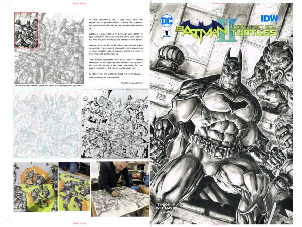 BATMAN/TMNT V2<br>FEWII exclusive Variant Covers<br>6 connecting comics - Image 4