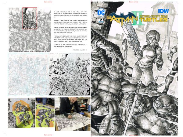 BATMAN/TMNT V2<br>FEWII exclusive Variant Covers<br>6 connecting comics - Image 5