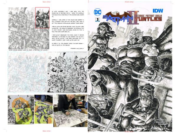 BATMAN/TMNT V2<br>FEWII exclusive Variant Covers<br>6 connecting comics - Image 6