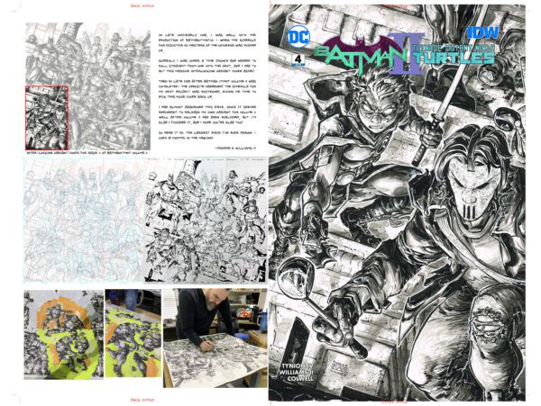 BATMAN/TMNT V2<br>FEWII exclusive Variant Covers<br>6 connecting comics - Image 7