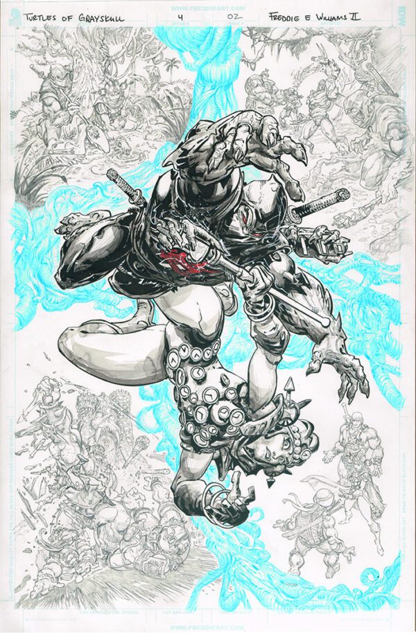 Turtles of Grayskull <br>(Issue 04 Page 02)<br>11x17