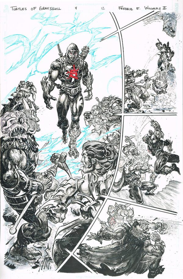 Turtles of Grayskull <br>(Issue 04 Page 12)<br>11x17