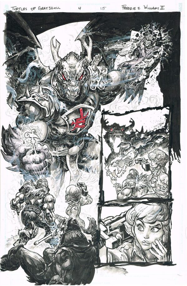Turtles of Grayskull <br>(Issue 04 Page 15)<br>11x17