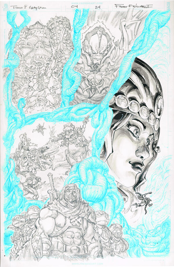 Turtles of Grayskull <br>(Issue 04 Page 24)<br>11x17