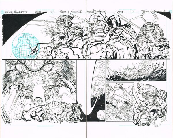 HeMan / Thundercats<br>Wave 1<br>Mini Comic Page 02-03<br>22x17