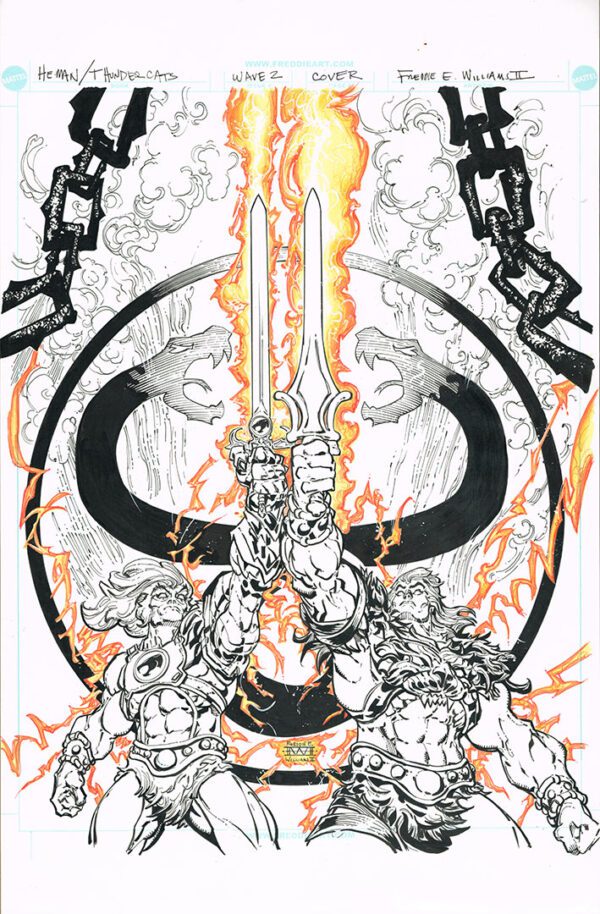 HeMan / Thundercats<br>Wave 2<br>Mini Comic Cover<br>11x17
