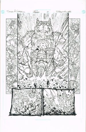 Turtles of Grayskull<br>SDCC SHDREDDER<br>Mini Comic Page 01<br>11x17