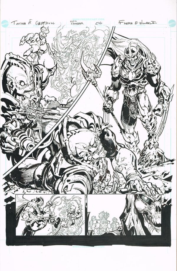 Turtles of Grayskull<br>SDCC SHDREDDER<br>Mini Comic Page 06<br>11x17