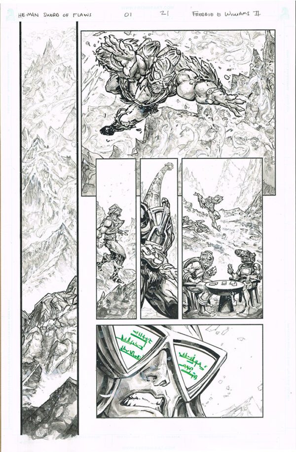He-Man <br>Sword of Flaws <br>(Issue 01 Page 21)<br>11x17
