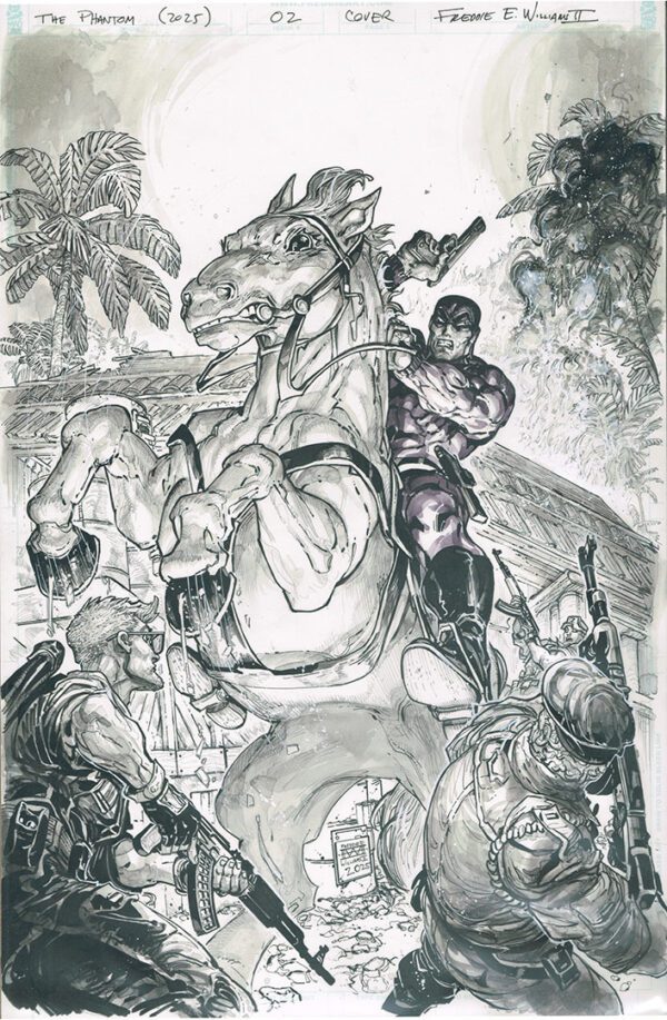 The Phantom <br>(Issue 02 Cover)<br>Madcave Studios<br>11x17