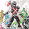 Power Rangers<br>TMNT v2<br>(Connecting Covers 1-5)<br>FIVE  11×17 boards - Image 5