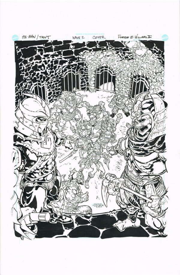 Turtles of Grayskull<br>Wave 2<br>Mini Comic Cover<br>11x17