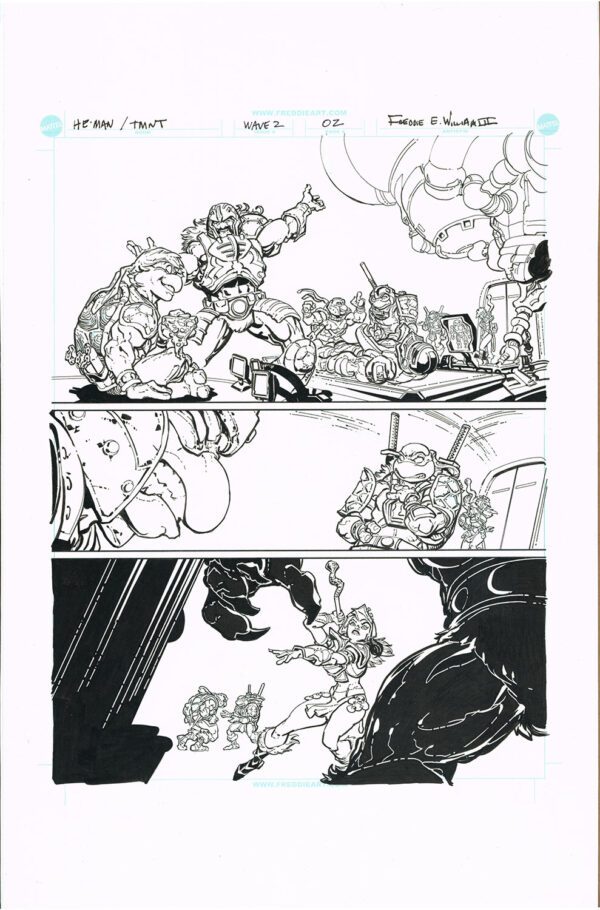 Turtles of Grayskull<br>Wave 2<br>Mini Comic PG02<br>11x17