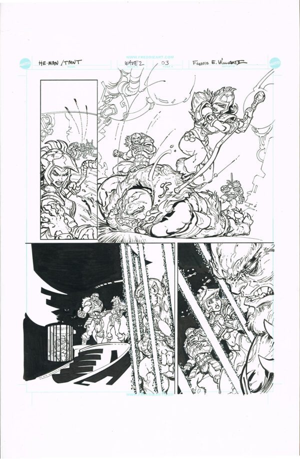 Turtles of Grayskull<br>Wave 2<br>Mini Comic PG03<br>11x17