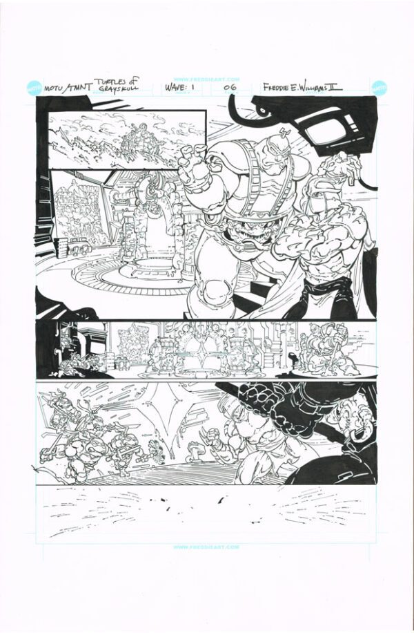 Turtles of Grayskull<br>Wave 1<br>Mini Comic PG06<br>11x17<br>