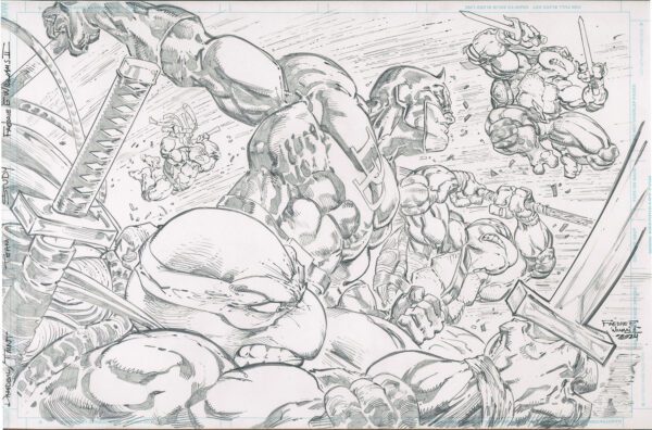 Daredevil / TMNT Pitch Standup Pencils 3