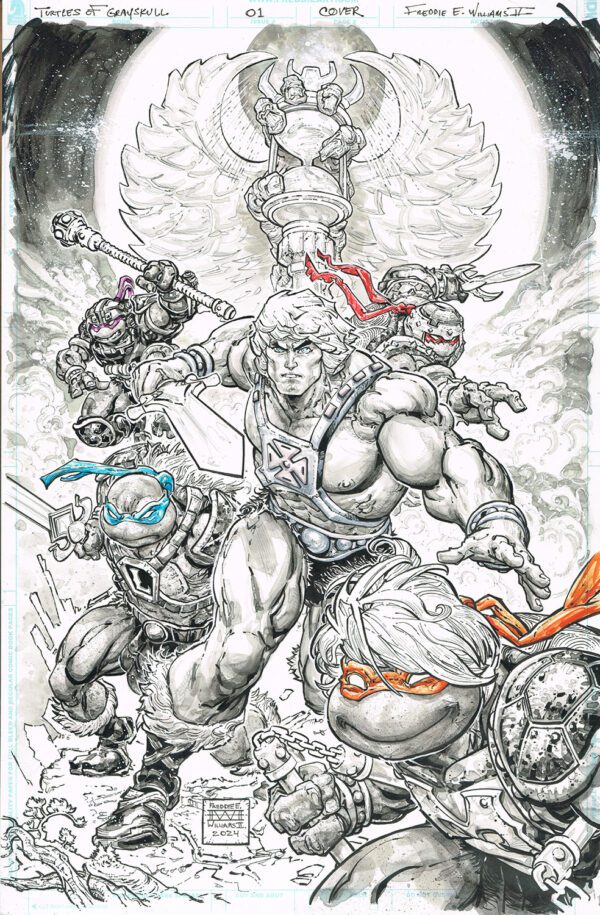 Turtles of Grayskull <br>(Issue 01 Cover)<br>11x17