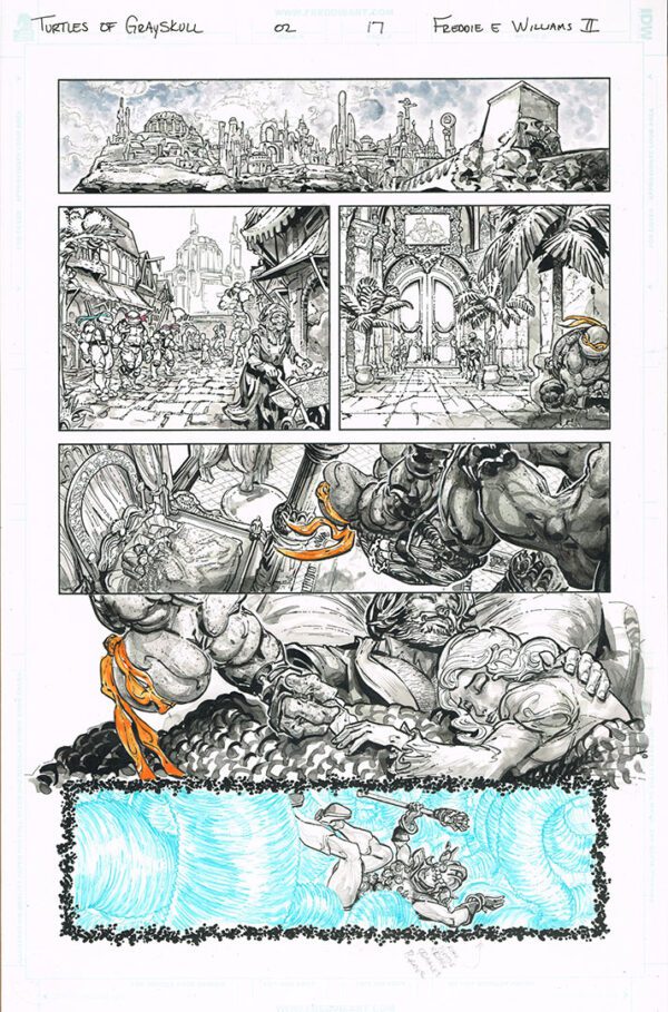 Turtles of Grayskull <br>(Issue 02 Page 17)<br>11x17