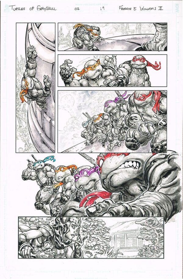 Turtles of Grayskull <br>(Issue 02 Page 19)<br>11x17