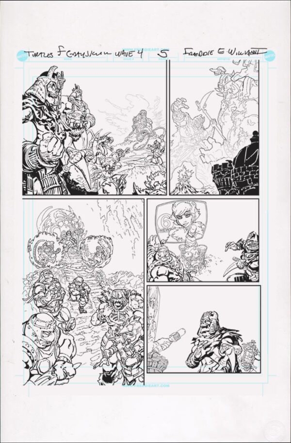 Turtles of Grayskull<br>Wave 4<br>Mini Comic Page 05<br>11x17