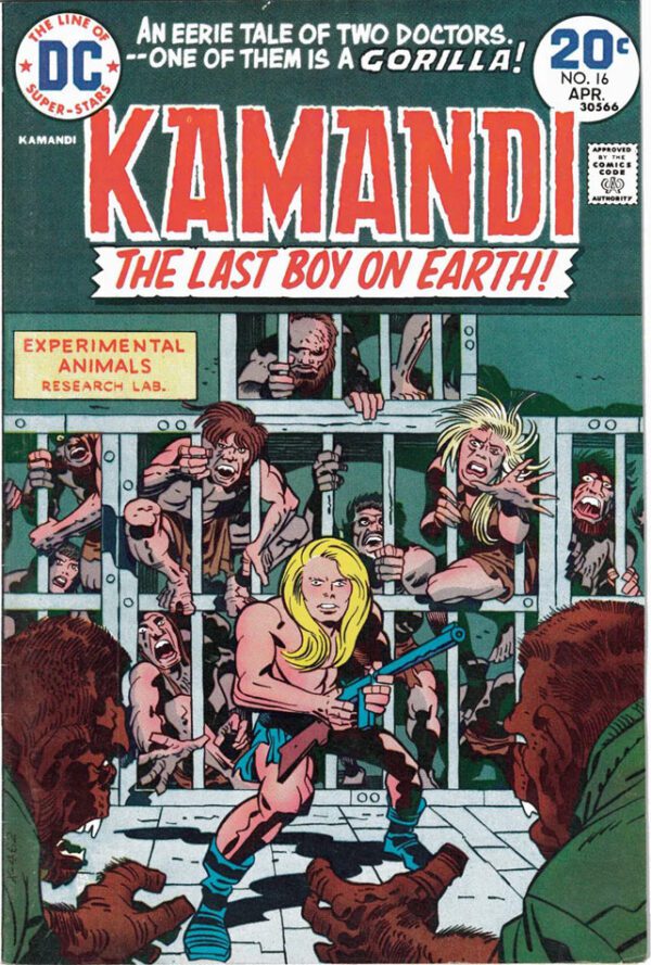 Kamandi/TMNT<br>Pitch Art<br>Issue 16 Cover Homage<br>Pencil Study<br>11x17 - Image 2