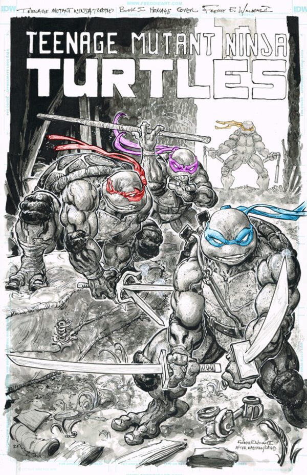 N E W !<br>Mirage TMNT<br>BOOK I Homage<br>11x17