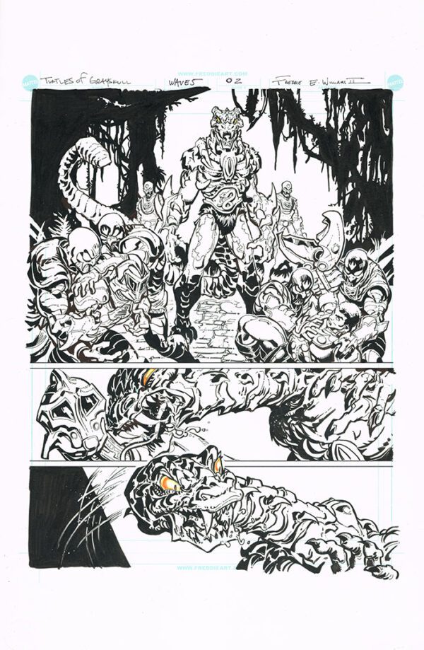 Turtles of Grayskull<br>Wave 5<br>Mini Comic page 02<br>11x17