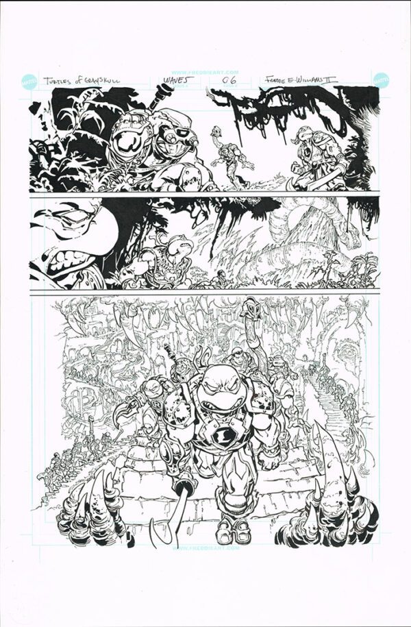 Turtles of Grayskull<br>Wave 5<br>Mini Comic page 06<br>11x17