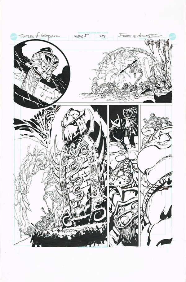 Turtles of Grayskull<br>Wave 5<br>Mini Comic page 07<br>11x17