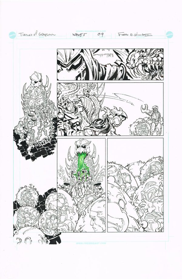 Turtles of Grayskull<br>Wave 5<br>Mini Comic page 09<br>11x17