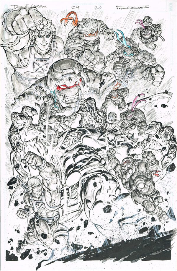 Turtles of Grayskull <br>(Issue 04 Page 20)<br>11x17