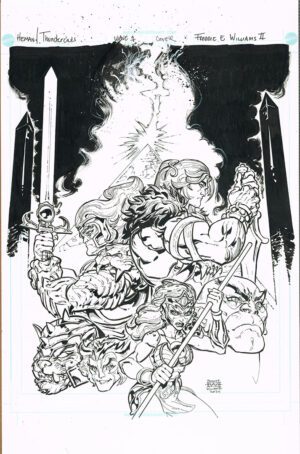HeMan / Thundercats<br>Wave 1<br>Mini Comic Cover<br>11x17