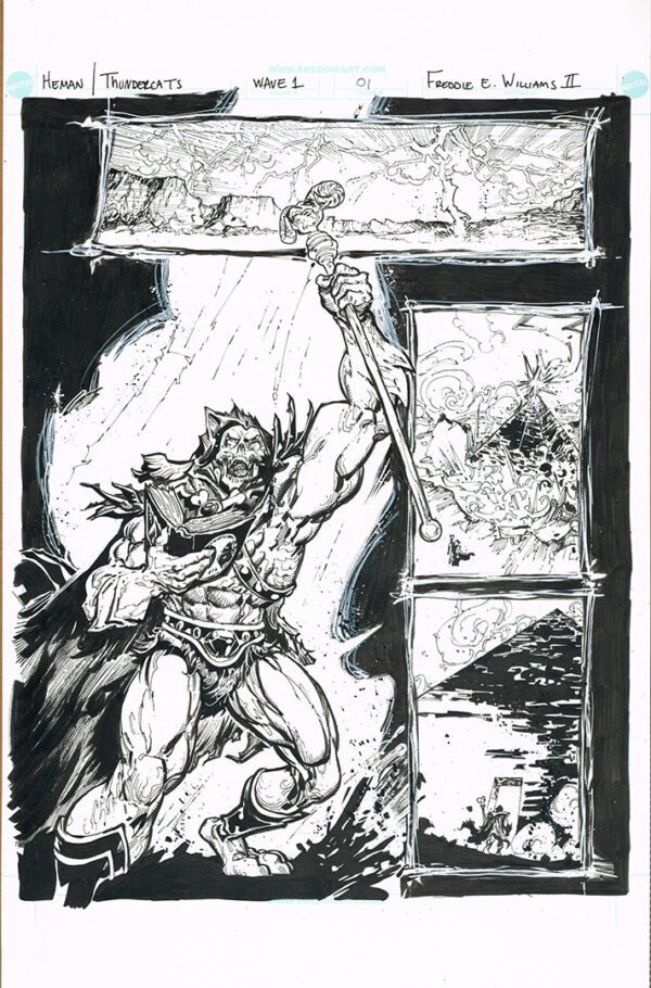 HeMan / Thundercats<br>Wave 1<br>Mini Comic Page 01<br>11x17