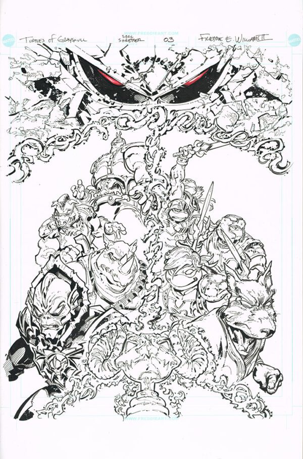 Turtles of Grayskull<br>SDCC SHDREDDER<br>Mini Comic Page 03<br>11x17