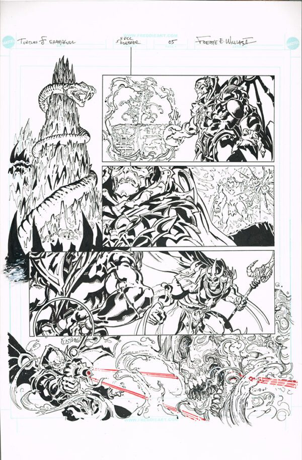 Turtles of Grayskull<br>SDCC SHDREDDER<br>Mini Comic Page 05<br>11x17