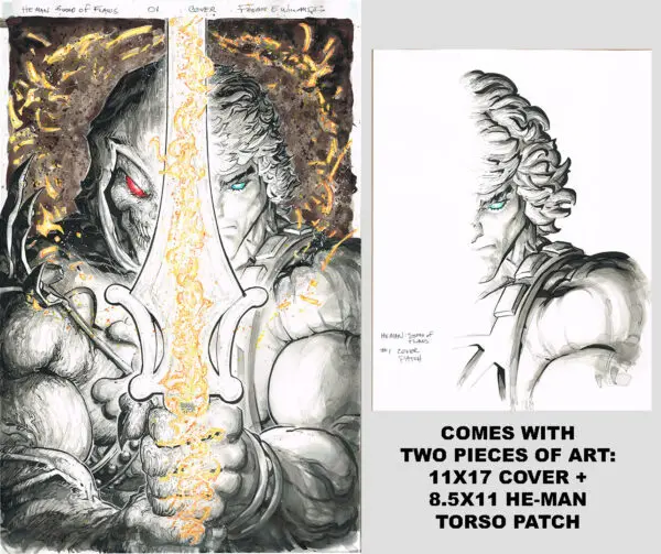 He-Man <br>Sword of Flaws <br>(Issue 04 COVER)<br>11x17 - Image 2
