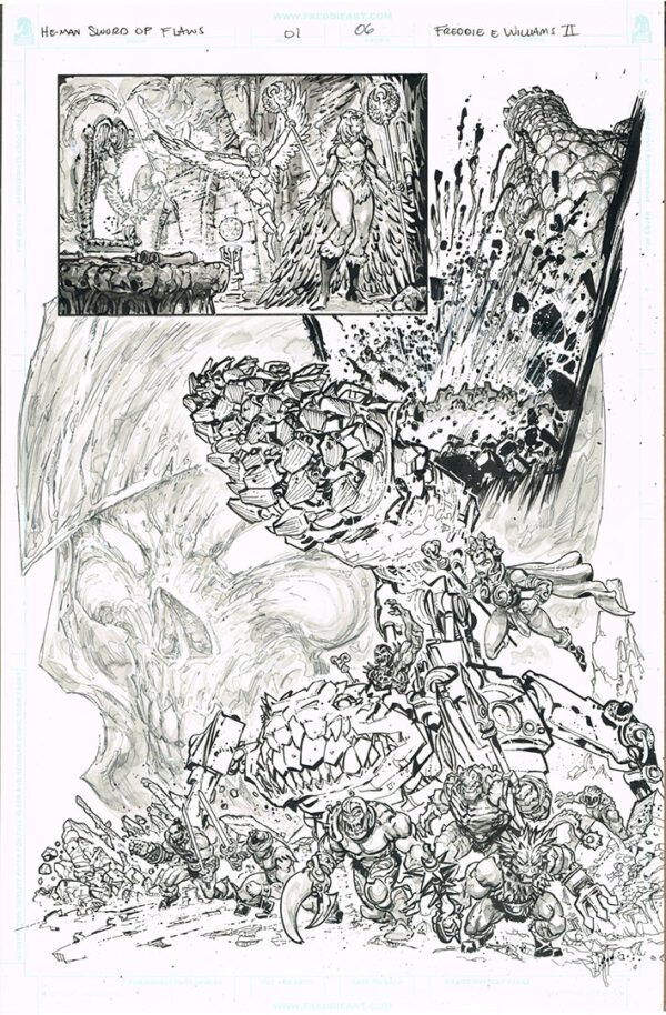 He-Man <br>Sword of Flaws <br>(Issue 01 Page 06)<br>11x17