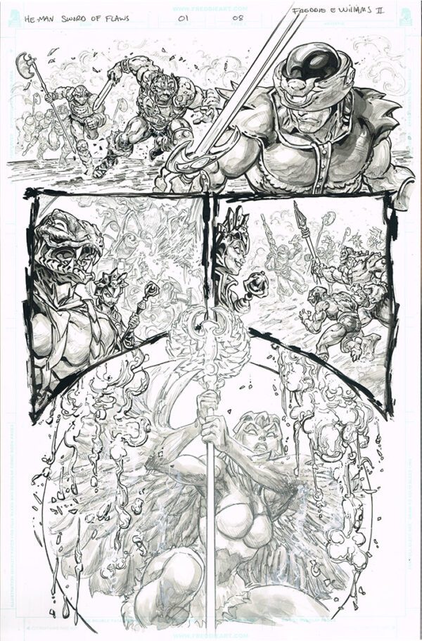 He-Man <br>Sword of Flaws <br>(Issue 01 Page 08)<br>11x17