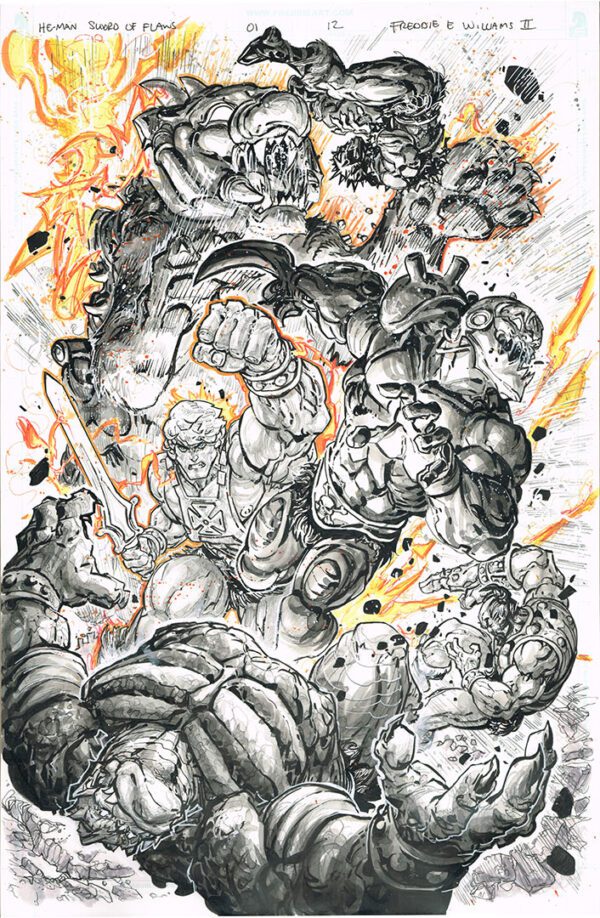 He-Man <br>Sword of Flaws <br>(Issue 01 Page 12)<br>11x17