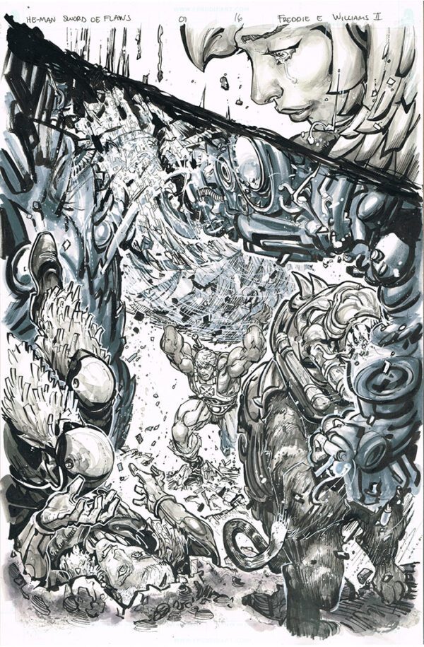 He-Man <br>Sword of Flaws <br>(Issue 01 Page 16)<br>11x17