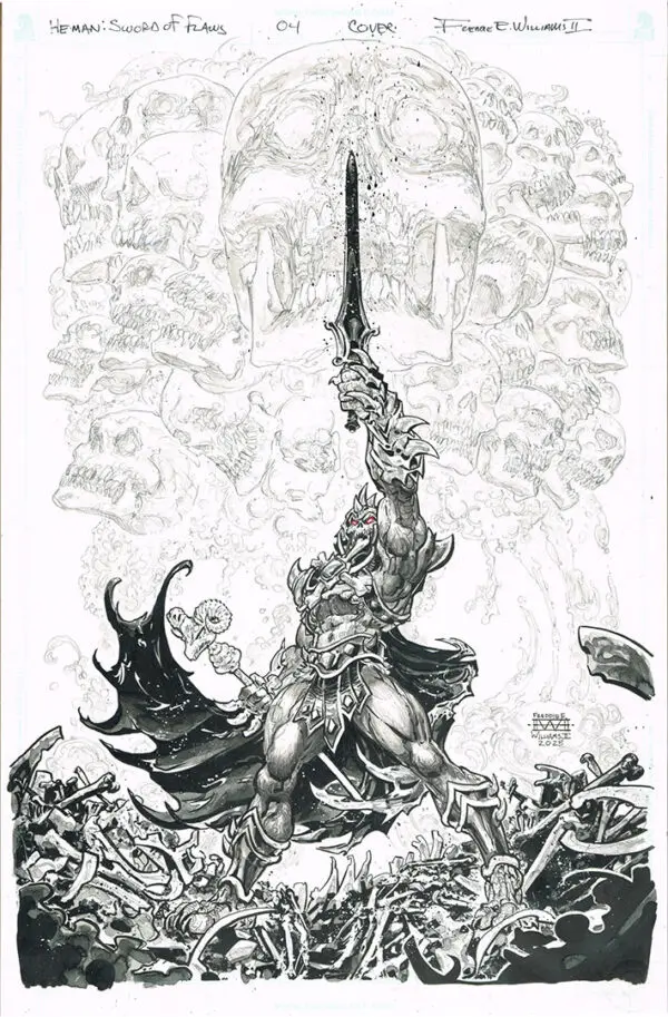 He-Man <br>Sword of Flaws <br>(Issue 04 COVER)<br>11x17