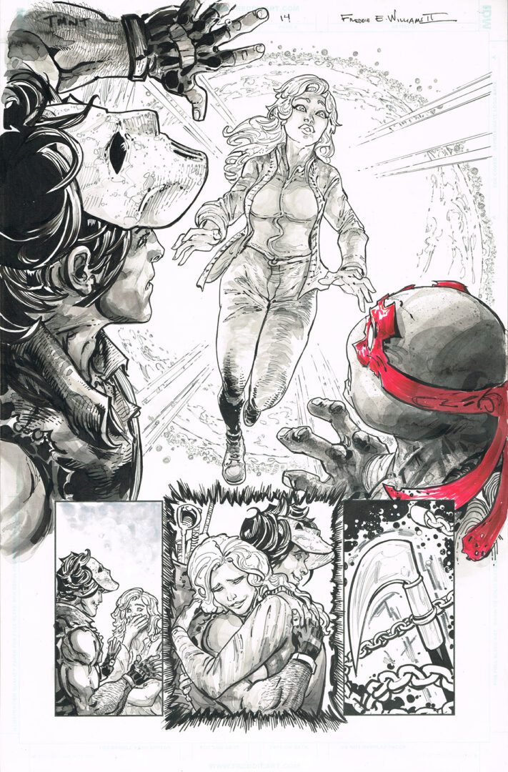 TMNT (2024)<br> (Issue 20/300, Pg 14)<br> 11 x 17