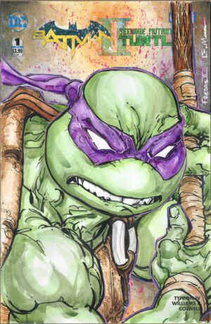 Donatello<br>Watercolor Sketch<br>Batman / TMNT V2<br>Blank