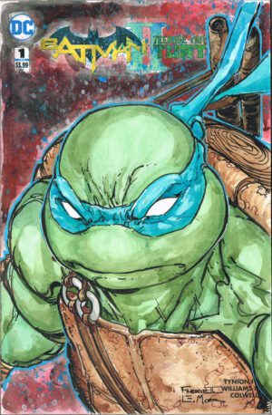 Leonardo<br>Watercolor Sketch<br>Batman / TMNT V2<br>Blank