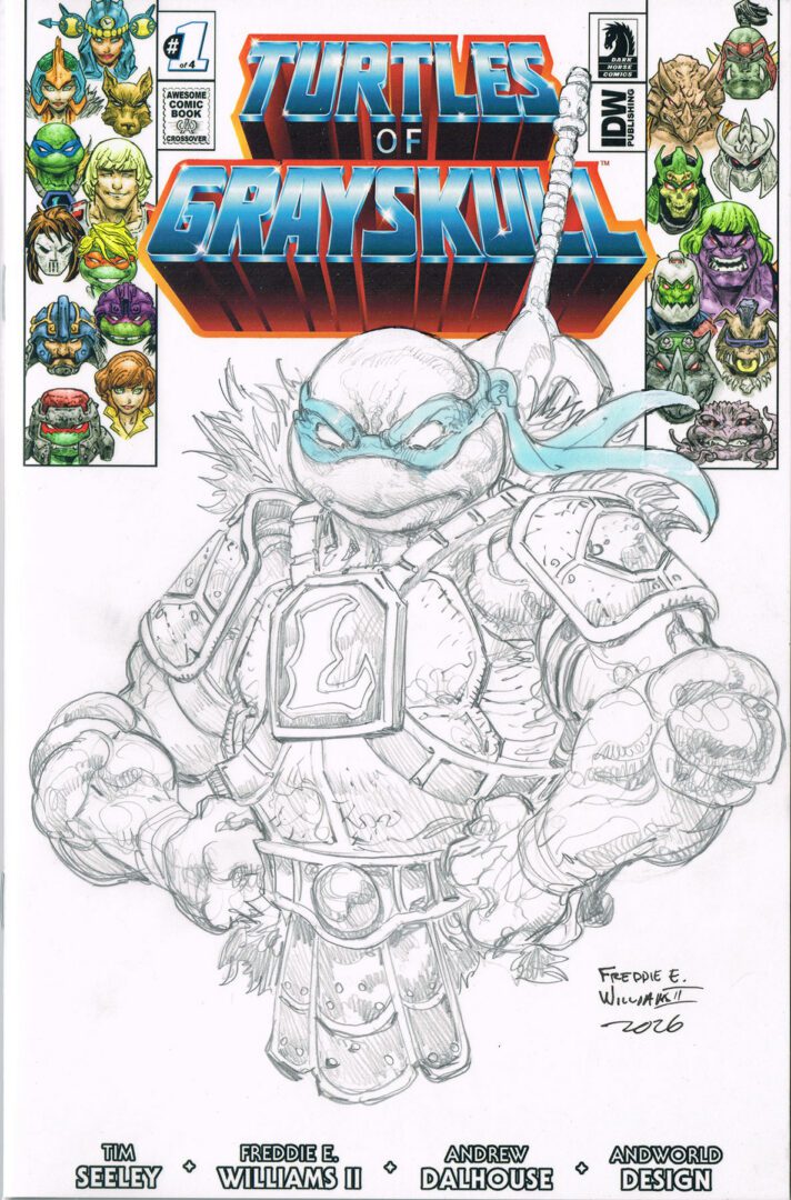 TOG Leonardo Bust<br>Limited Ed. Turtles of Grayskull<br>Blank